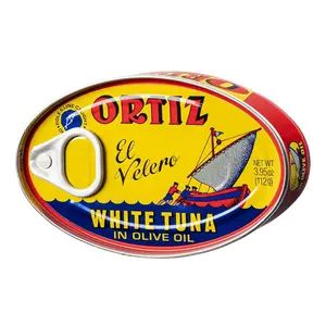 Ortiz Spanish Low Sodium Tuna Special Edition Gift Pack - 12 Tins, Tender Wild-Caught Fillets Hand-Packed in Extra Virgin Olive Oil, Gourmet Foodie Gift [3.95oz Each]