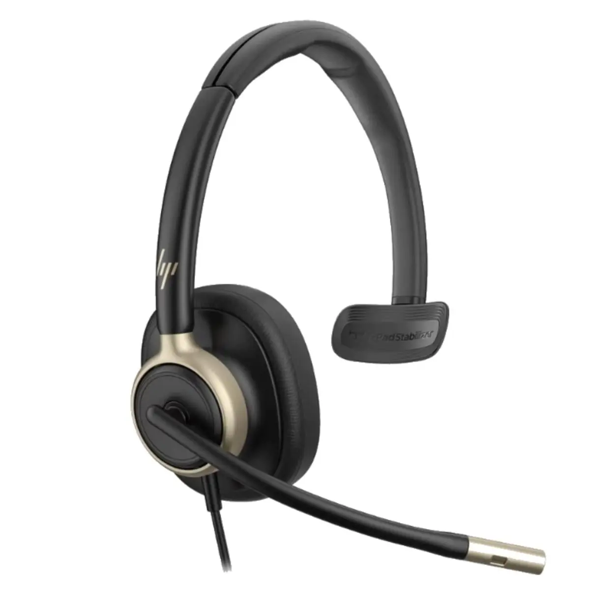 HPI Poly C01F8AA-AC3 Mission 815 Mono USB Headset, Black