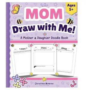 Mom, Draw with Me: A Mother & Daughter Doodle Book with 100+ Interactive Prompts Paperback – June 14, 2024