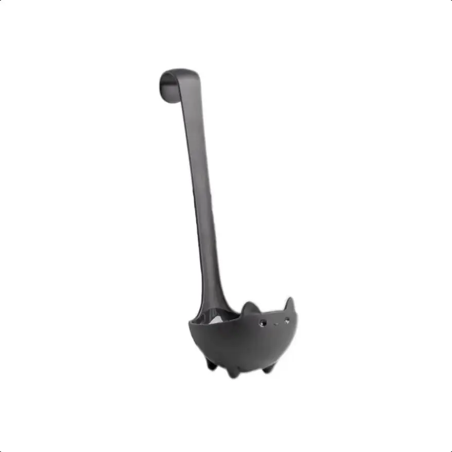 Cat-Shaped Kitchen Spoon - Ergonomic Ladle Scoop, Cute Practical Cutlery Gadget, Ideal Cooking Gift for Families
