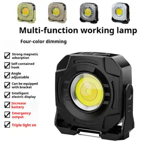 Outdoor camping light, multi-functional keychain light, portable mini COB light, strong magnetic inspection light, Emergency flashlight