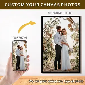 Custom Canvas Floating Personalized Wall Art Digital Printed Photos,  Decoration Transform Your Photos into Stunning Framed Wall Art-Digitally Printed Photo To Canvas - Ideal for Home Decor, Gifts & Keepsakes