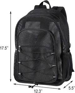 COVAX Heavy Duty Mesh Backpack, Black
