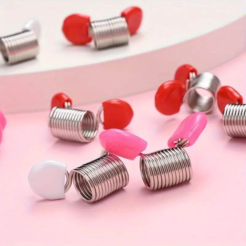 5pcs Bead Stoppers with Springs for DIY Jewelry To Prevent Beads From Falling Off, DIY Beading Accessories