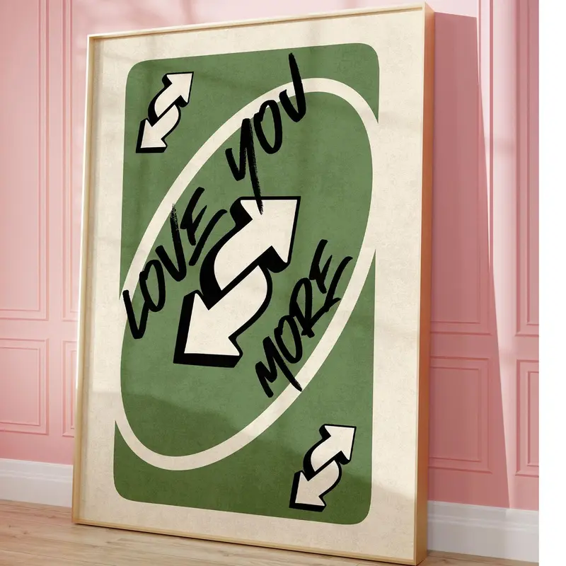 love you poster - TikTok Shop