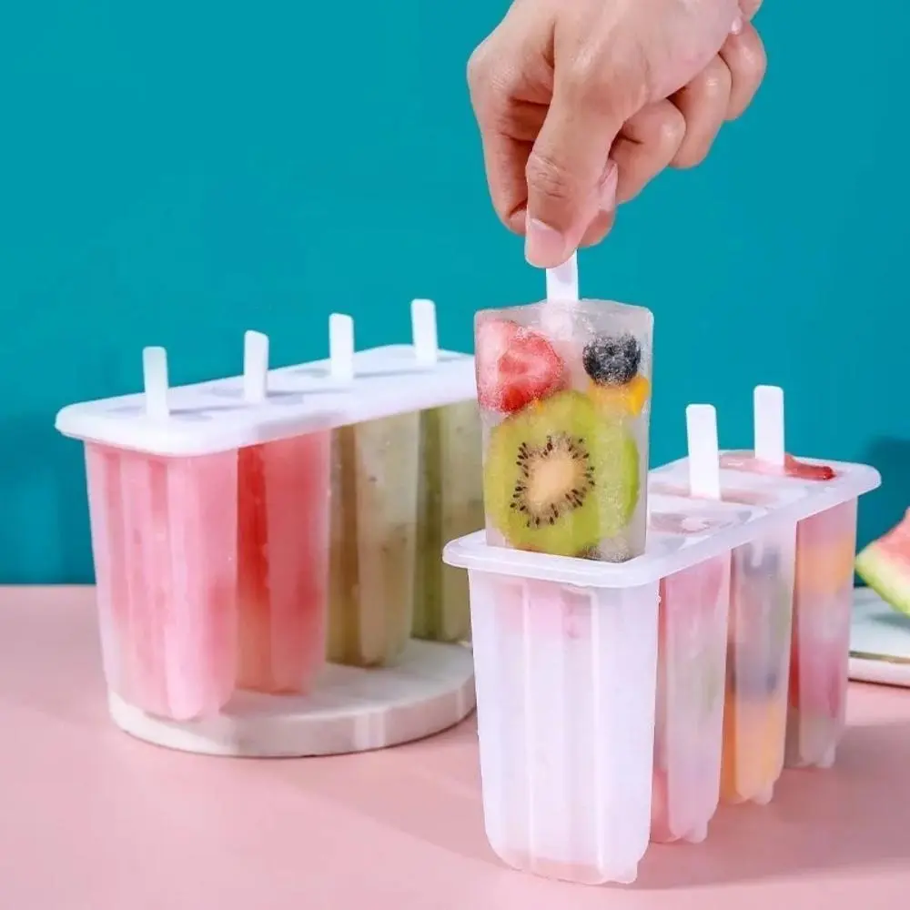 Household Multi-grid Ice Popsicle Mold, 1 Count Reusable Ice Cream Mold, Kitchen Supplies