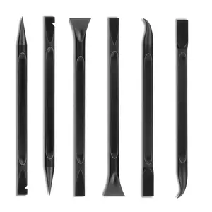 Carbon Fiber Plastic Scraper,6 PCS Small Scraper Tool Plastic Scraper Tool Multi-Purpose Scraper Pen-Shaped Scraper Tool Non-Scratch Cleaning Tool for Tight Spaces, Kitchen, Crevices, Food, Paint