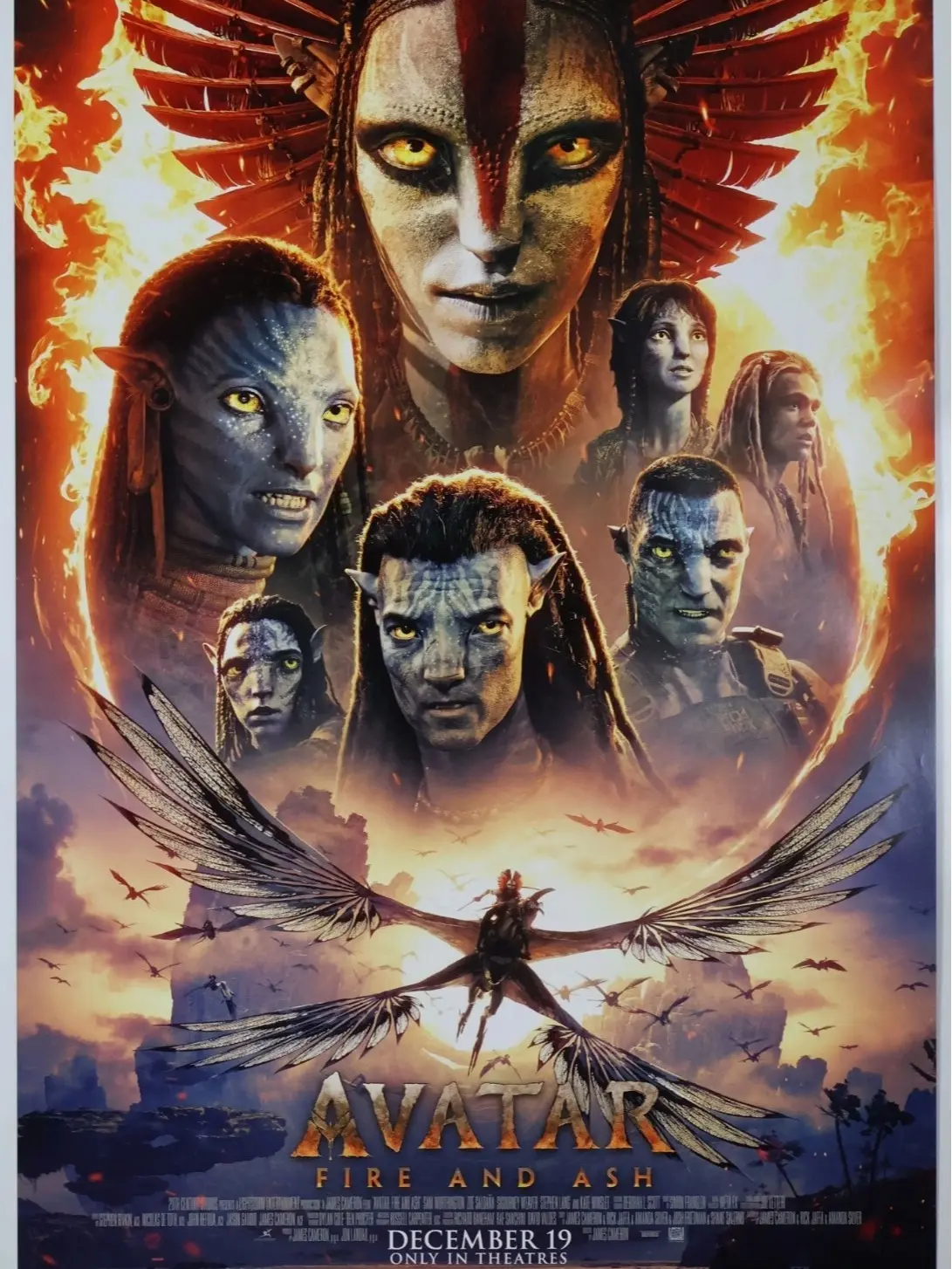 Avatar Fire and Ash -movie poster US Final 2025
