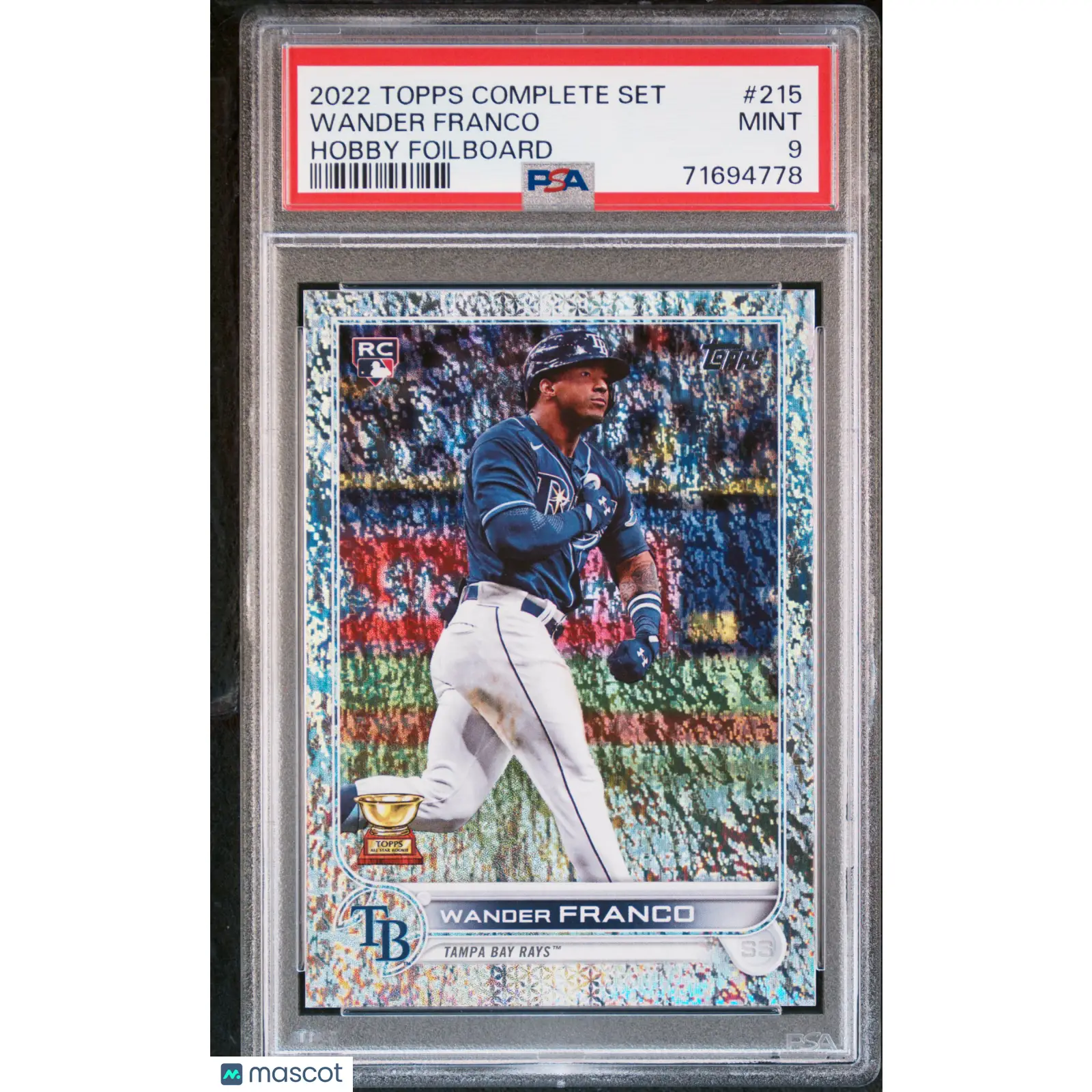 Wander Franco PSA 2022 Topps Complete Set Baseball #215 9 71694778