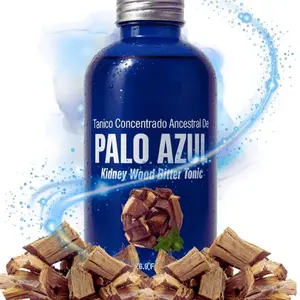500ML Concentrated Palo Azul Tonic (Kidney Wood) 16.9 fl oz (500ml) | Concentraded Bitter Tonic 1 Tbsp = 3 Cups of Palo Azul Tea | Tonico Herbal.