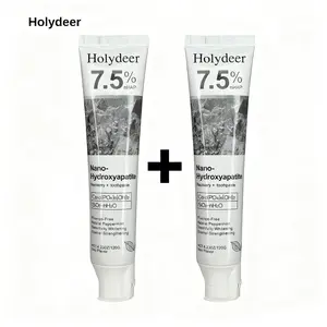 Holydeer 7.5 nHAP Toothpaste - Advanced Enamel Repair & Sensitivity Care - Gentle Formula with Natural Mint Freshness - Fluoride-Free Daily Oral Care Whitening Set - Buy One Get One Free