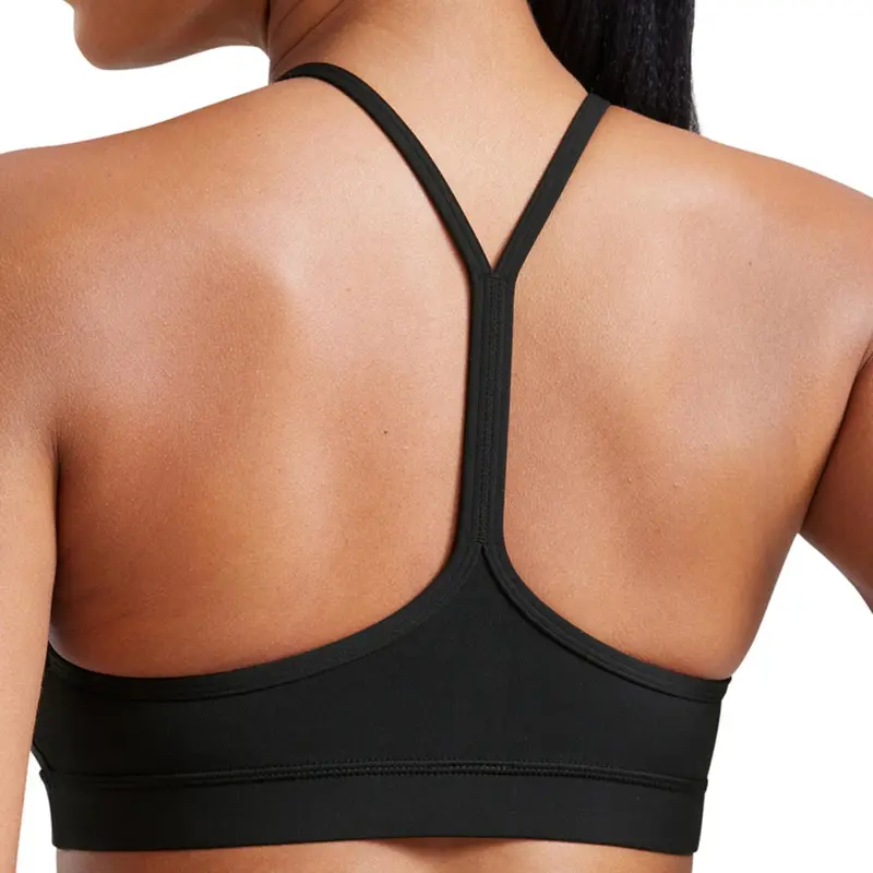 Women's Y-Back Sports Bra Pack, Padded Racerback Workout Bras, Comfortable Gym Bra for Low Intensity Exercise, Casual Style Sportswear Bra, Yoga Activewear, Solid Sports Bra