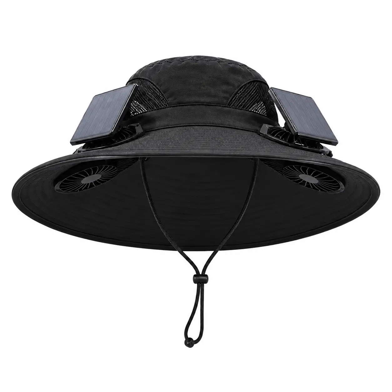 Portable Hat with Fan - Lightweight Wide-Brim Summer Sun Protection Home Appliance Accessory, Long-Lasting, Ideal for Fishing, Outdoor Daily Wear