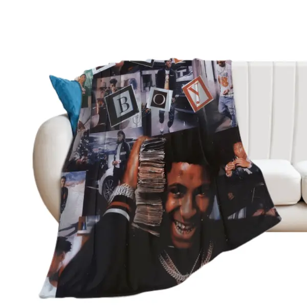 Youngboy Blanket Soft Thermal Flannel Fleece Throw  Plush Red Blanket for Couch Bed Car Travel