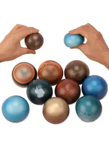 9pcs Stress Ball, Squeeze Stress Relief Gift, Party Decoration Party Favors for Kids, Planetary Planets, Suitable for Classroom Teaching to Help Children Identify the Planets, Christmas, Halloween, Classroom Rewards-Assorted Varieties
