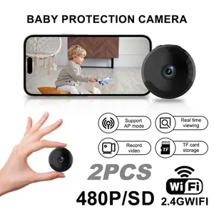 2-Pack Home Security Camera, Rechargeable & APP-Controlled, Elegant Design, Perfect Gift for Families, Compatible with Alexa, Wifi Monitoring Camera, Wifi Surveillance Camera