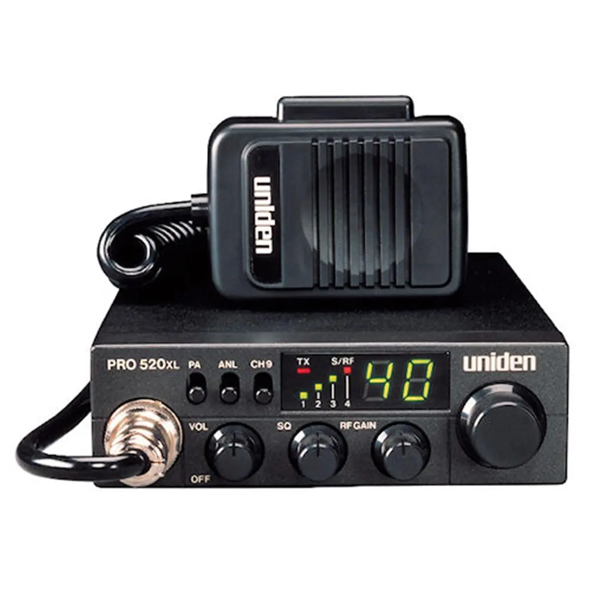 Uniden Compact Full 40CH CB Radio - Portable Walkie Talkie, 2-Way Radios for On-the-Go Communication, Two Way Radios