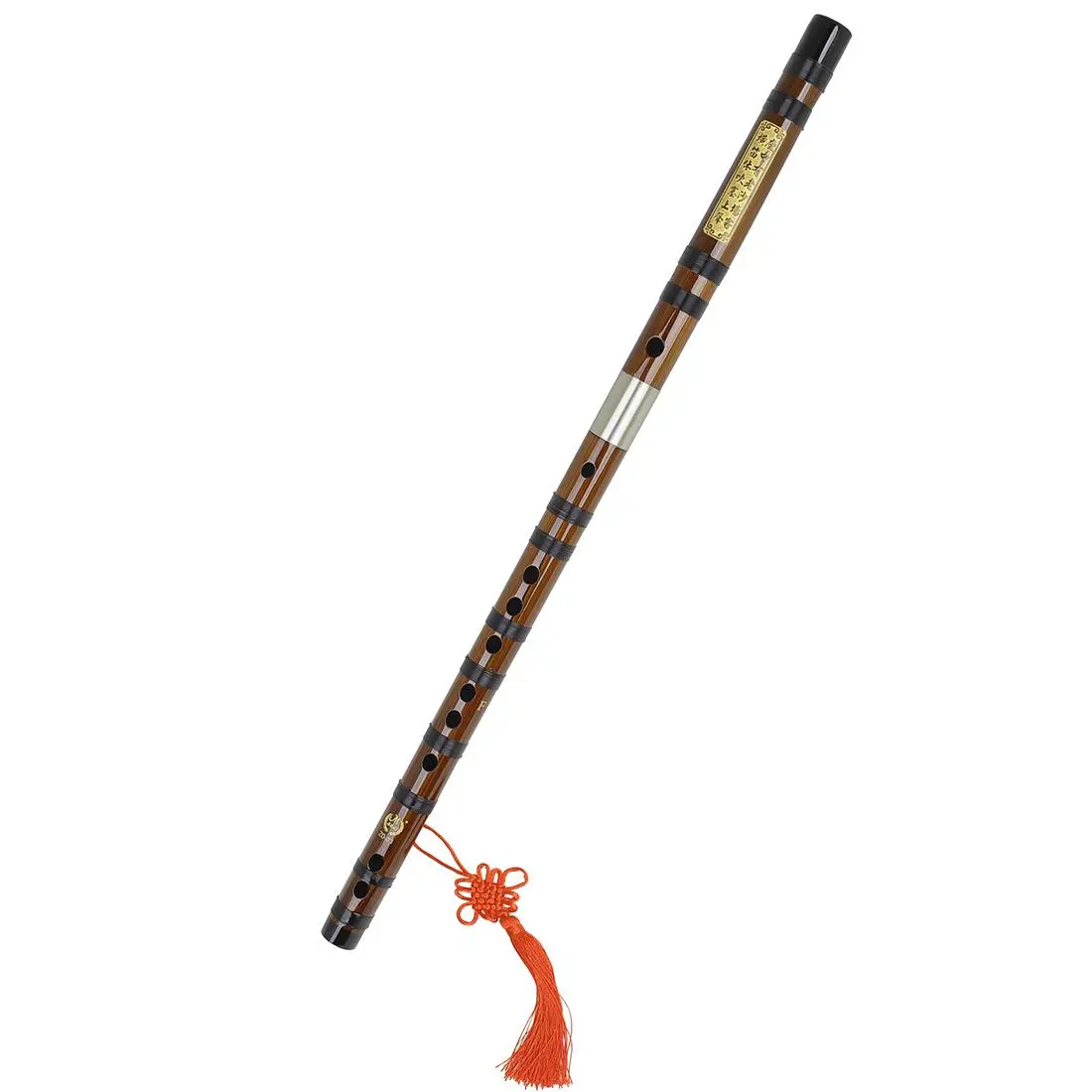 F Flat Bamboo Flute, Traditional Chinese Musical Instrument, Musical Instrument for Beginners, Wind Instrument for Home & School, Handheld