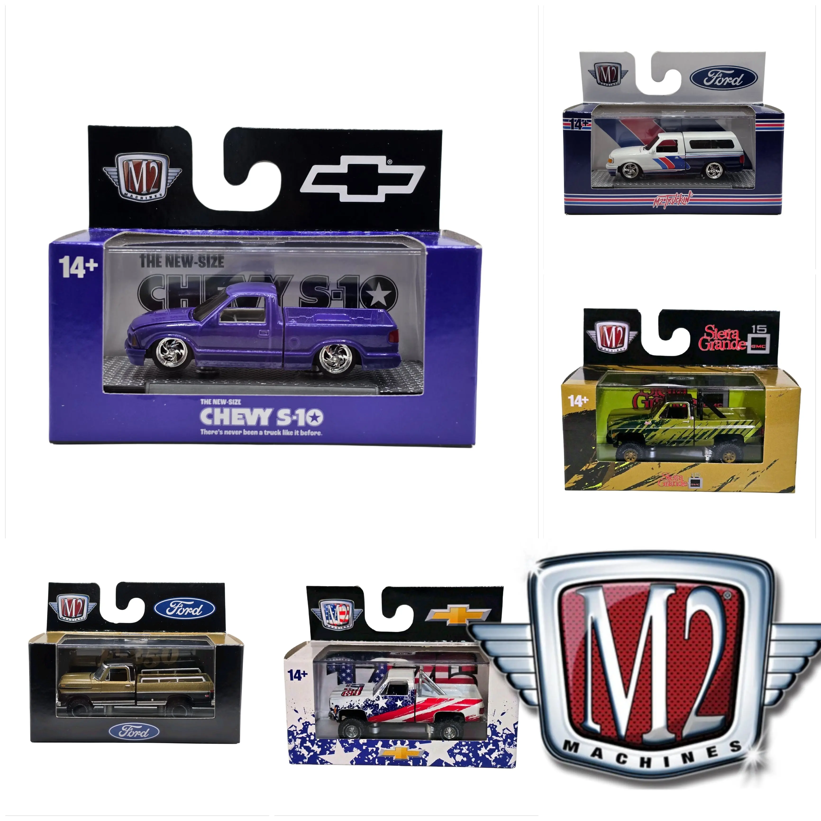 M2 Machines 1:64 Assortment Models - Diecast