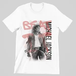 Michael Jackson Beat It Inspired Graphic Tee Retro 80S Pop King Shirt Vintage 90s Style Unisex Tee, Retro Music Fan Gifts