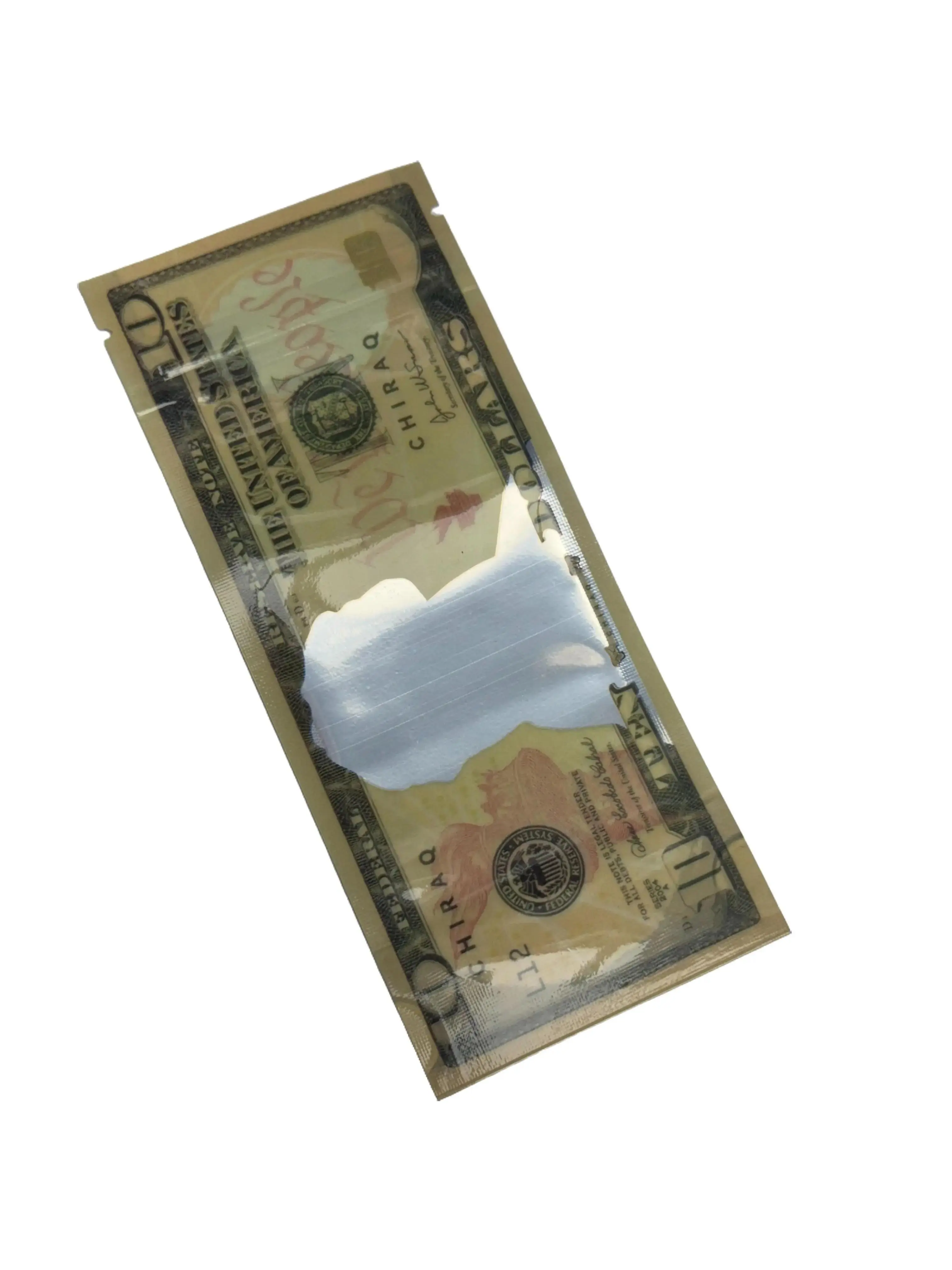 100ct Mylar Bags – $20 Style, Waterproof & Smell-Proof Storage Bag – Resealable Baggies for Themed Packaging