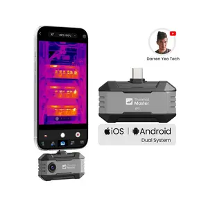 Thermal Camera for USB-C iPhone and Android, P1 Thermal Imaging Camera with 320×240 X³ IR Resolution, -4℉ to 1112℉, 160×120 Infrared Camera (iOS and Android)