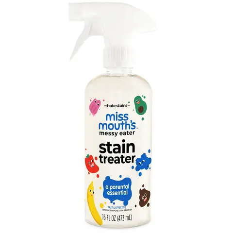 Miss Mouth's Messy Eater Stain Treater - 16oz - Newborn & Baby Essentials - No Dry Cleaning Food, Grease, Coffee Off Laundry, Underwear, Fabric