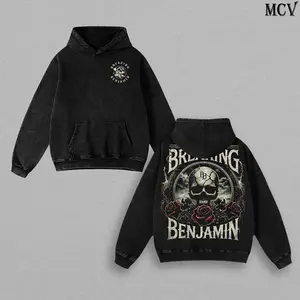 Breaking Benjamin Tee Washed – Vintage Heavy Cotton Oversize Unisex Alternative Metal, Post-Grunge, Hard Rock Band Hoodie, T-Shirt & Sweatshirt, Retro Y2K Rock Streetwear Graphic Top, Arena Live Tour Concert Merch for Music Fans