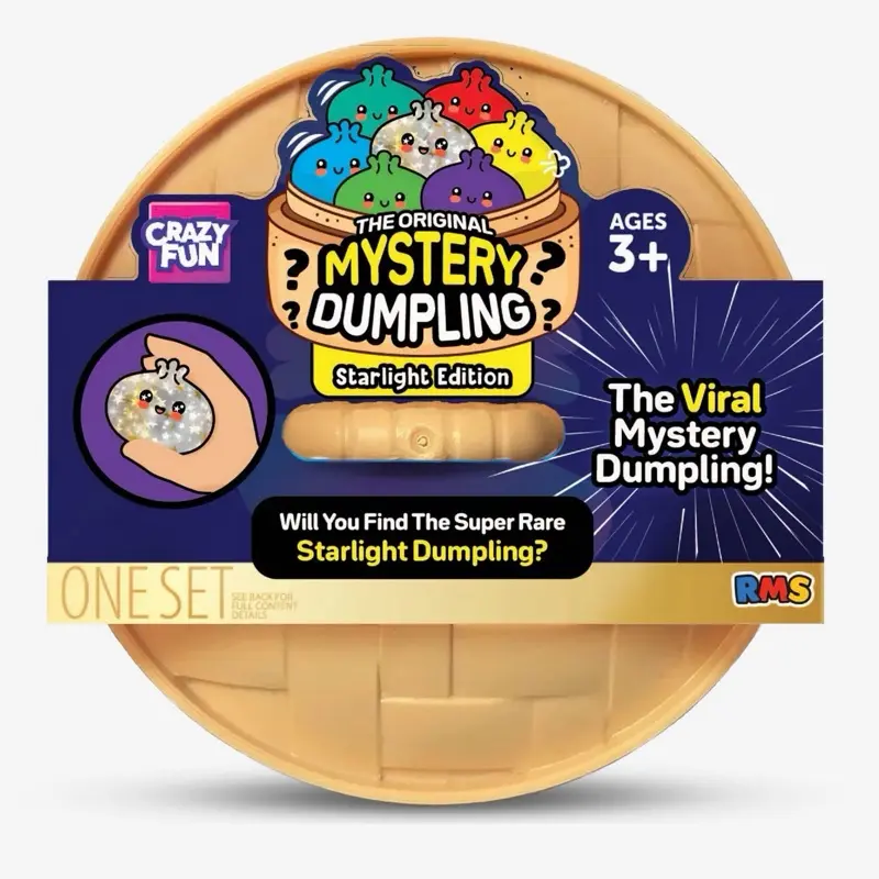 Starlight Squishy Bun Mystery Dumpling - Stress Relief Fidgeting Toy, Anxiety Relief Products, Decompression Squeeze Item, Sensory Stress Reliever, Thoughtful Gift for Enthusiasts