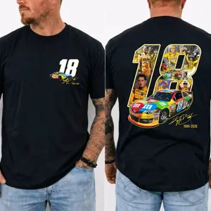 Vintage Kyle Busch 18 Tribute Shirt, NASCAR Legend Memorial Tee, RIP Rowdy 1985-2026 Shirt, Vintage NASCAR Tribute Top
