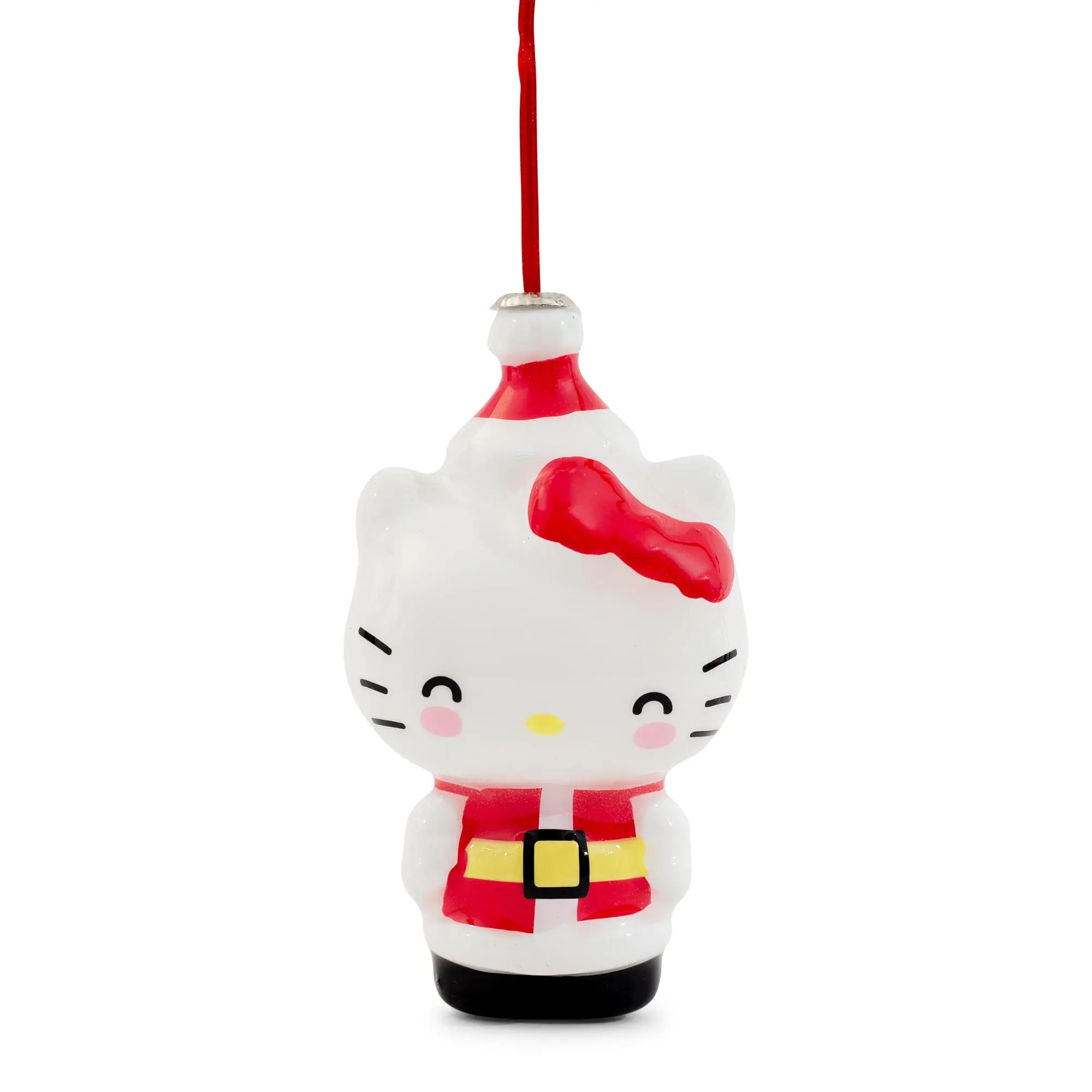 Sanrio Hello Kitty Santa 4-Inch Shatterproof Decoupage Ornament Sanrio Hello Kitty Santa 4-Inch Shatterproof Decoupage Ornament