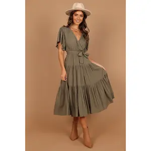 Barker Dress - Olive
