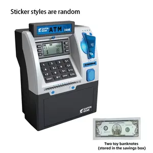 Large Electronic Savings Jar Atm, Password Protected, Ideal for Teens, Fun Coin Bank, Perfect Christmas and New Year Gift