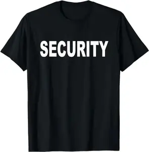 Security Guard - Event Safety - Security Outfit Officer T-Shirt Adult unisex T-shirt