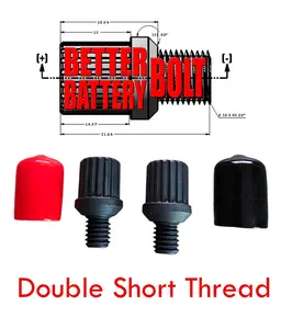 Car Battery Terminal, GM Style Side Post Terminal Bolts, Single Cable Length (1 Pair) Auto Parts Truck Accessories Powerbank Jumper Repair Side Post GM