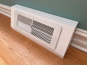3D Printed Baseboard Adapter for Register Boosters and Smart Vents