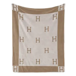 Blanket + Travel Blanket + Couch Throw H-Blanket MultiUseBlanket CozyLifeSingle for Airconditioning Sofa Nap Cooling UltraThin Portable Luxury Material