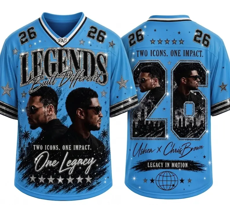 2026 R&B Tour Fan Apparel – Legends Music Jersey, Concert Shirt, Streetwear Outfit for Men Women