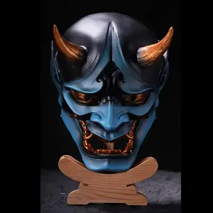 Men's Cosplay Resin Craft Mask, Cool & Handsome Style, Abs Material, Perfect for Halloween, Christmas, Easter, Home Parties & Haunted Houses, Accessories