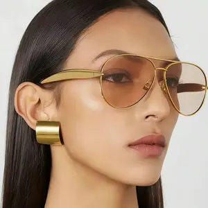 Fashion Retro Frog Shape Sunglasses, Vintage Trendy UV Protection Mirrored Shades for Outdoor Sports & Beach Parties – Spring Statement Eyewear