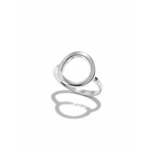 Sterling Silver 925 Open Circle Ring