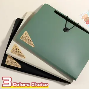 5 Layers A4 File Folder Storage Bag Files Organizer Test Paper Desktop Tool Work Organizer School Stationery Office Supplies Office Accessories