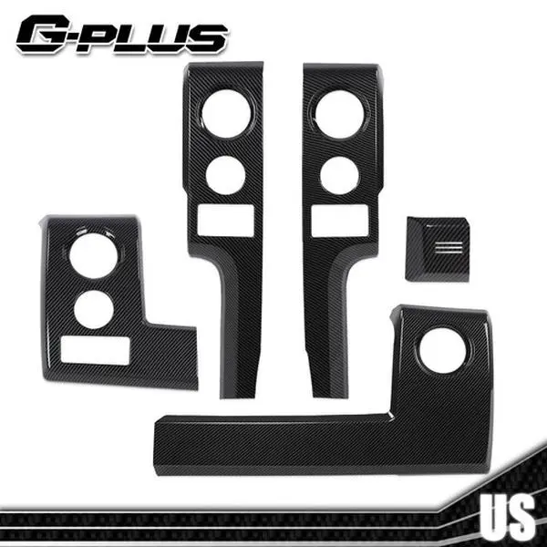 G-PLUS Car Interior Moulding Trim Frame, Self-Adhesive Double-Tape Truck Accessories, New Fit for 2009-2014 Ford F150 Center Console Dashboard Panel Frame Trim