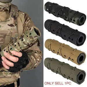 1 tactical muffler protective cover, nylon muffler protective cover, very suitable for wild hunting
