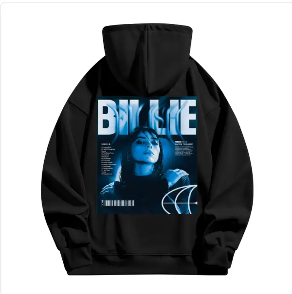 Retro Billie 2025 Tour Hoodie, Vintage Washed Concert Sweatshirt, Y2K Music Merch, Cozy Streetwear Top, Gift for Fans bleach s fishing merch quarter zips lee salem trio matching clothes men  sweater evolution  hoodie Black Casual Breathable Classic