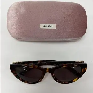 Pre-owned E26031828 Miu Miu Sunglasses Brown Tortoise