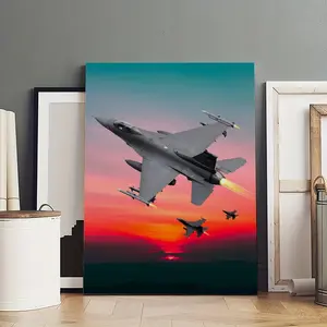 Jet Aircraft Aesthetic Wall Decor, Wonderful Canvas Poster for Girlfriend/Boyfriend, Premium Quality, Beautiful Gift Idea for Home Decoration Artistic