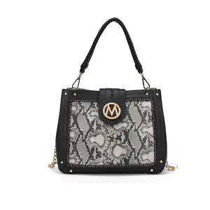 MKF Collection Kamala Shoulder Bag - Stylish and Versatile Design, Ideal for Everyday Use Leather Satchel Purse