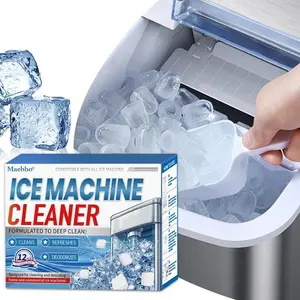 Ice Machine Cleaner Maker Descaler -  (24 Tablets)Clean Tablets Compatible with Frigidaire, Opal, GE Profile, Kitchenaid, Nickel Safe Scale Remover for Countertop, Nugget Ice Makers Cleaning Maebo