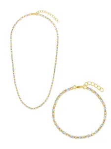 Georgia CZ Tennis Necklace & Bracelet Bundle